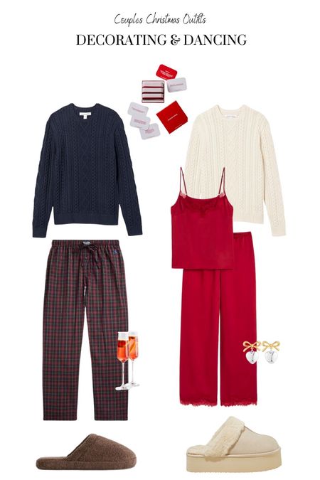 Couples Christmas Outfits: decorating & dancing💋💌❤️ 

#LTKGiftGuide #LTKSeasonal #LTKHoliday