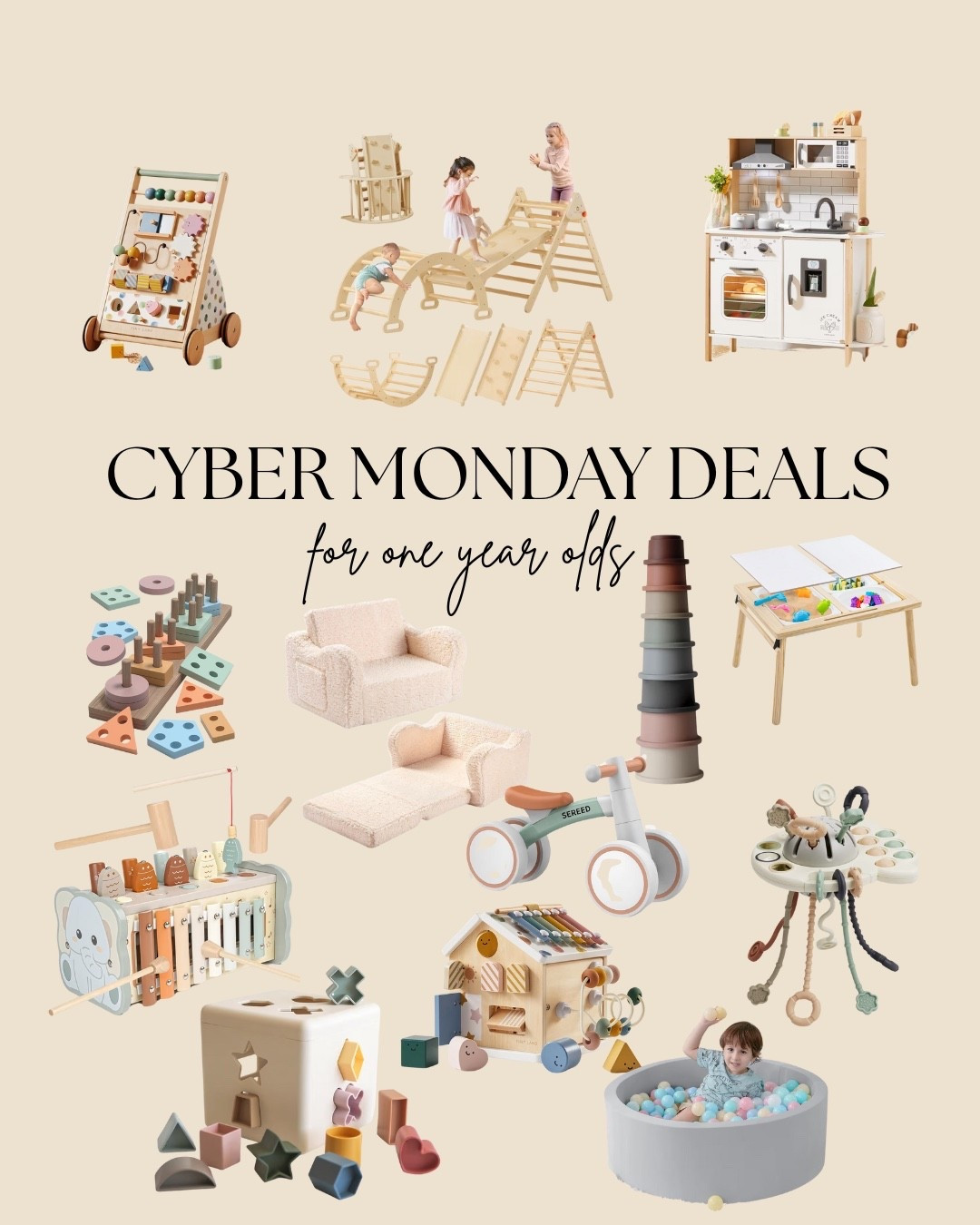One year old gift guide! 

#christmasgift #oneyearoldgifts #amazon #amazonfinds #cybermonday #sale #giftguide #holidaygiftguide #toddlermom #babygifts #giftsforbaby #toddlergifts #firstchristmas #toddlergiftguide 

#LTKGiftGuide #LTKHoliday #LTKCyberWeek