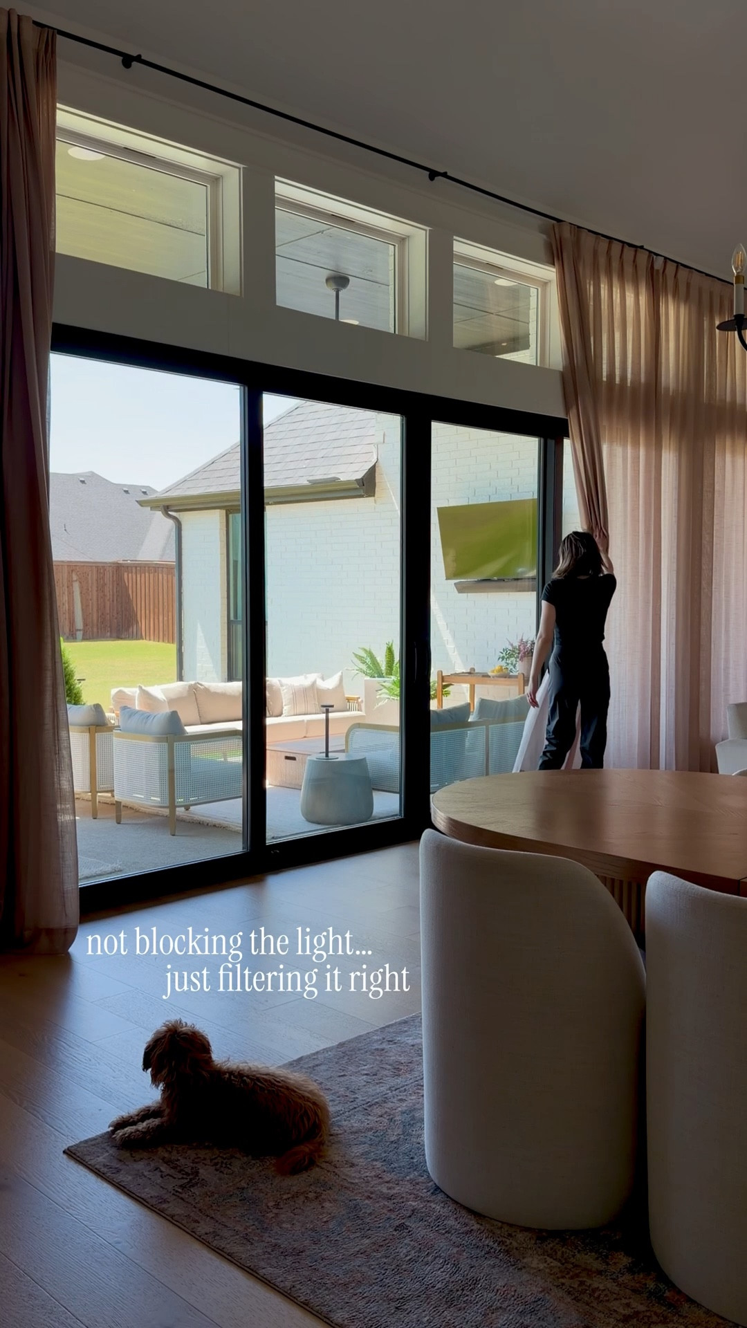 not blocking the light… just filtering it right 🤍

it’s crazy how something this simple can completely shift how a space feels

softer, calmer, more intentional 🫶🏻

use discount code TMH22 for an additional discount! 

Details:

Flynn Airy Lightweight Sheer 
Color: Light Brown 
Header Style: Pinch Pleat
Hardware: Gloria Single Traverse Curtain Rod 

#interiordesign #curtains #homedecor

#LTKHome #LTKSaleAlert