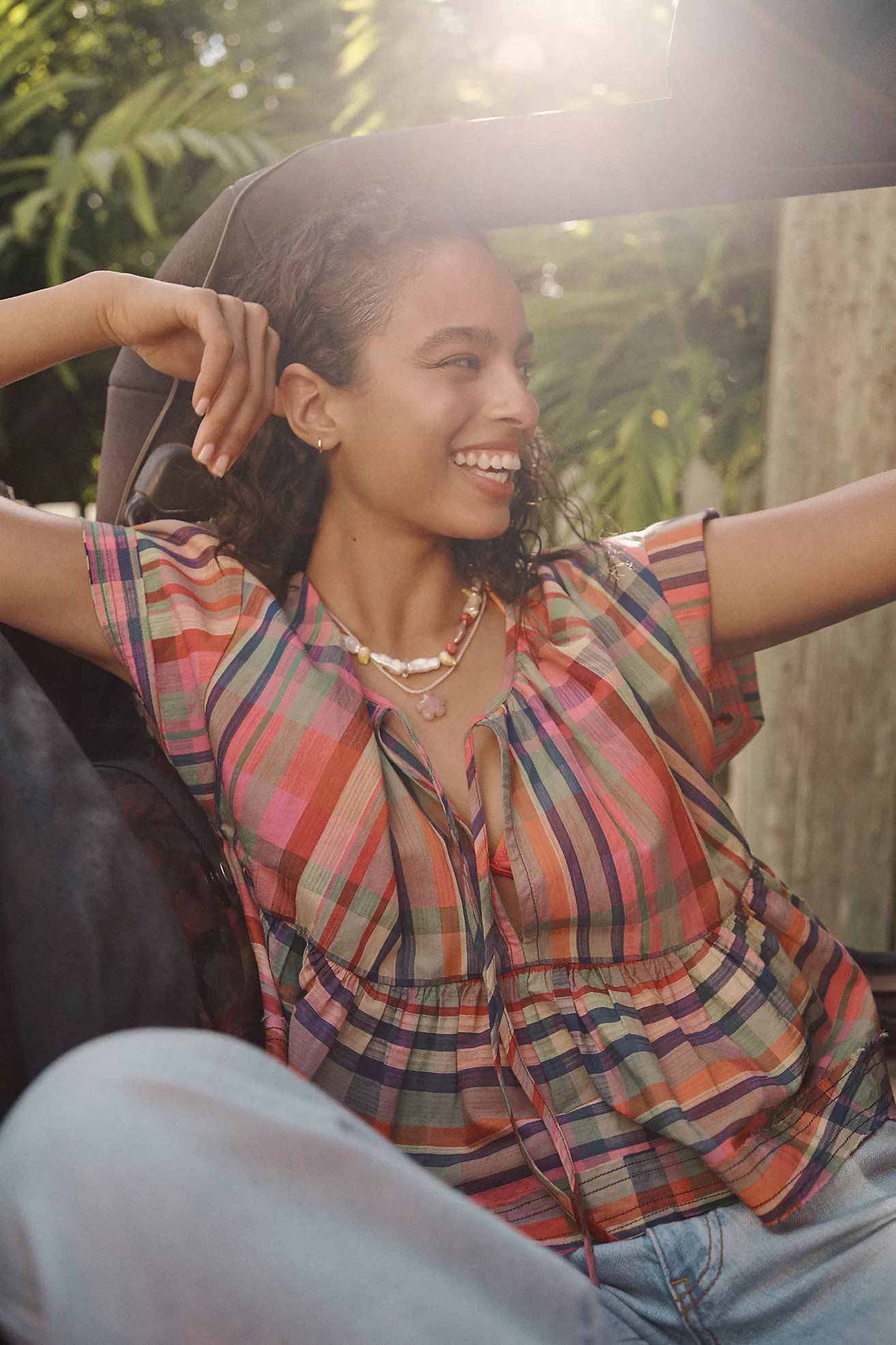 The Tavi Blouse by Pilcro: Babydoll Tee Edition | Anthropologie (US)