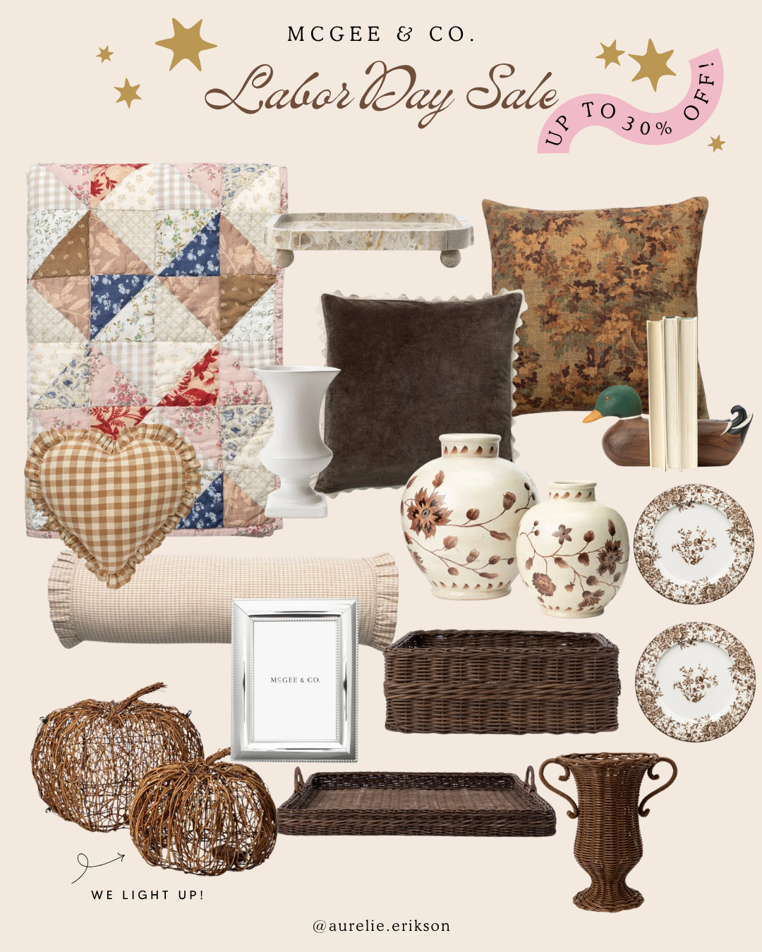 LABOR DAY SALE 🇺🇸 McGee & Co. is having a MAJOR sale! ✨ Shop timeless home decor, cozy fall finds, furniture + more and save while you can! So many beautiful pieces for a home that feels collected, cozy & classic 🤎🛍️ #McGeeAndCo #LaborDaySale #HomeDecor #FallDecor #HomeFinds #InteriorDesign #HomeInspo #NeutralHome #CozyHome 

 #LTKSeasonal #LTKHome