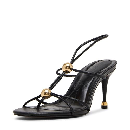 Steve Madden Women's Ramos Heeled Sandal, Black, 7 | Amazon (US)