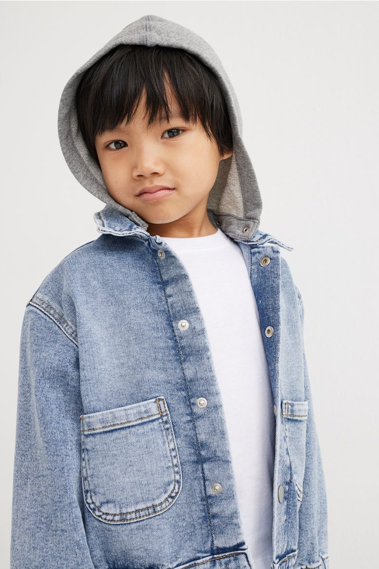 Comfort Stretch Hooded Denim Jacket | H&M (US + CA)