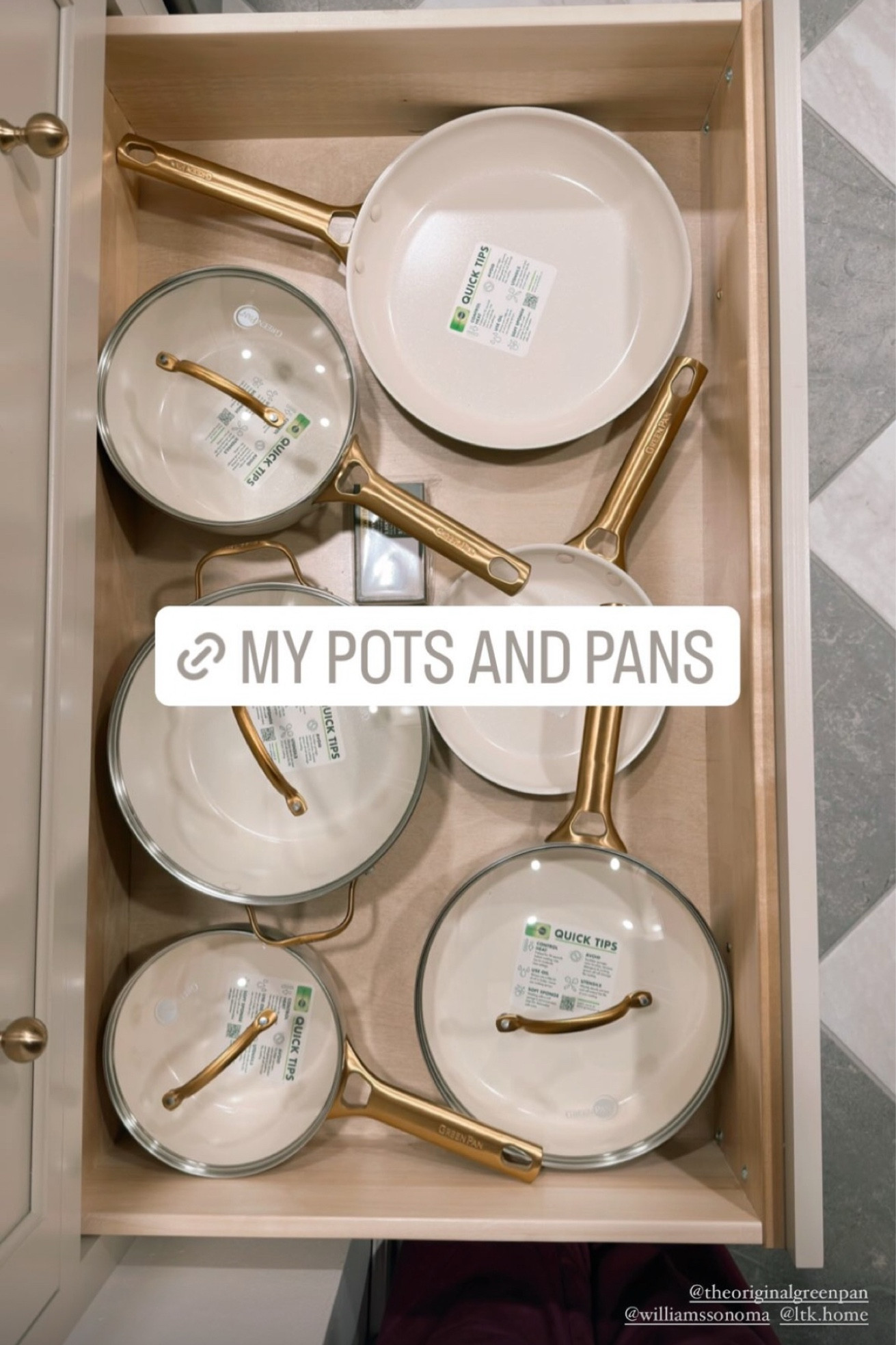 I have had this aesthetic pots and pans set for over a year now, and I am still loving them! Gold cookware, aesthetic cookware

#LTKHome