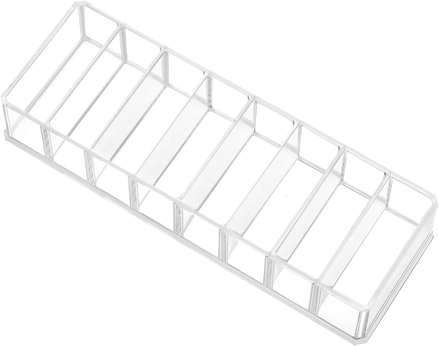 HBlife Clear Acrylic Makeup Compact Organizer, 8 Spaces Vanity Organizer Stand Eyeshadow Pallet S... | Amazon (US)