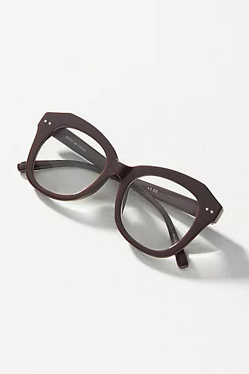 Oversized Cat-Eye Reading Glasses | Anthropologie (US)