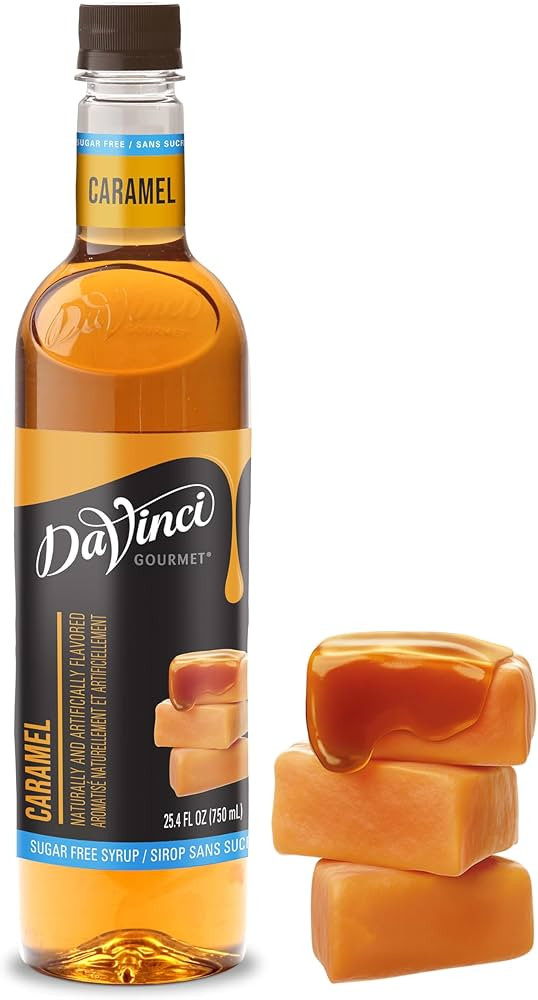 DaVinci Gourmet Sugar-Free Caramel Syrup, 25.4 Fluid Ounces (Pack of 1) | Amazon (US)