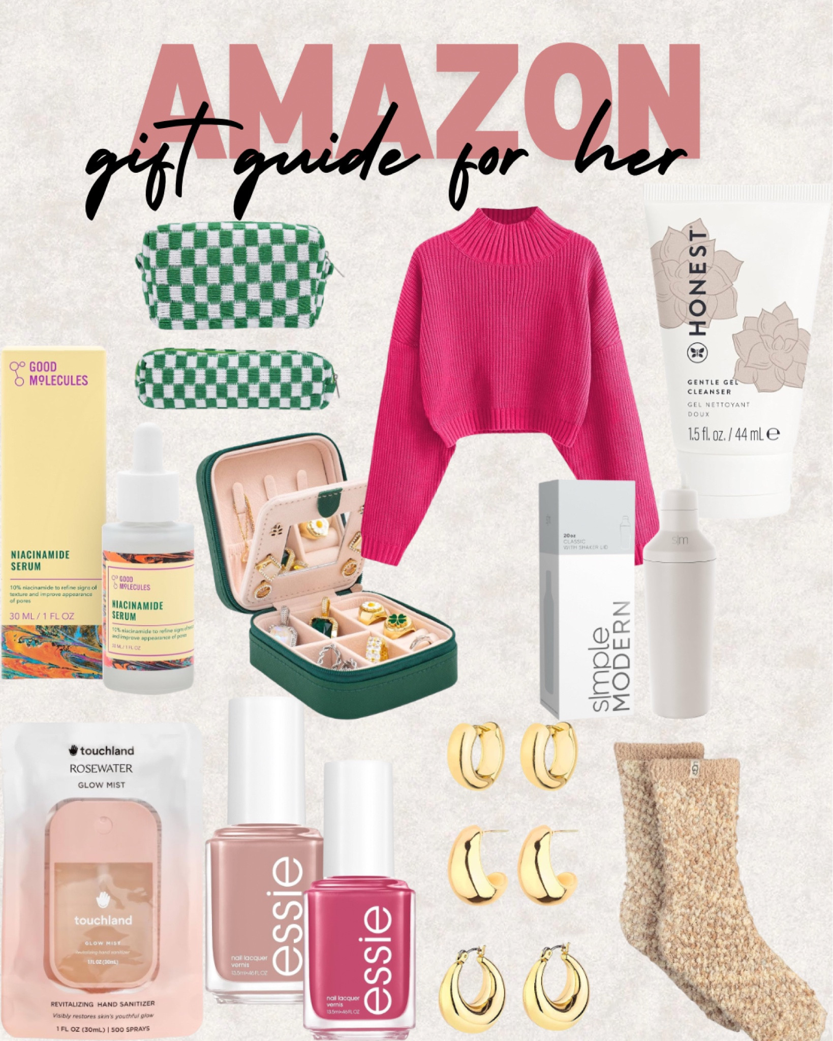 2024 gift guide for her 

Sephora, Sephora sale, pajamas, slippers, amazon gifts, Amazon gift guide, Amazon finds. Amazon beauty, Amazon Christmas, Christmas pajamas, preppy, girly, loungewear, jewelry, makeup, 2024 Christmas gift guide, gifts for her, gifts for teen girls, stocking stuffers, hair care, makeup, beauty, products, makeup gift sets, beauty, gift sets, beauty stocking stuffers, stocking stuffers for girls, skin care, gift ideas for her, gifts for mom, Christmas 2024, gifts under 15, gifts under 25, gifts for friend, gifts for coworkers

#LTKGiftGuide #LTKHoliday #LTKFindsUnder50