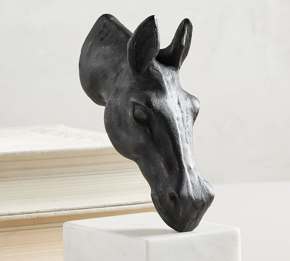 Bronze Horse & Marble Bookends - Set of 2 | Pottery Barn (US)