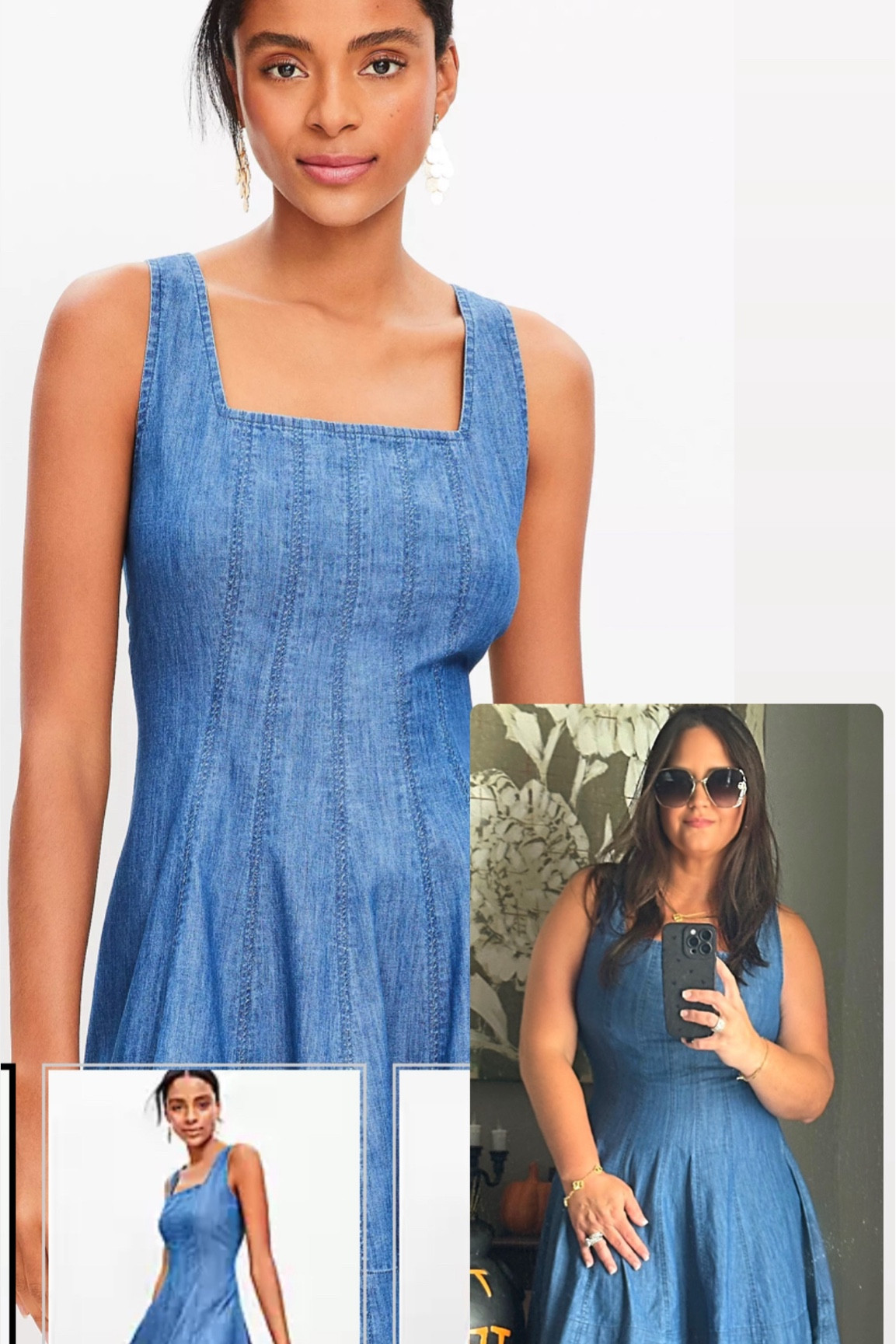 #Loft denim dress on sale! All sizes available #denim #dress #fallinspo #fallsale #falltransition 

#LTKSaleAlert #LTKFindsUnder50 #LTKStyleTip