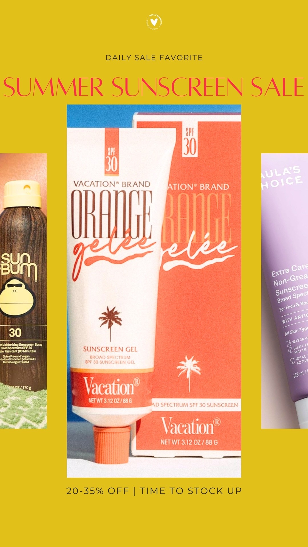 SPF faves 20–35% off—stock up for summer 🤍

#LTKSeasonal #LTKTravel #LTKSaleAlert