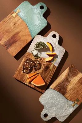 Color-Dipped Cheese Board | Anthropologie (US)