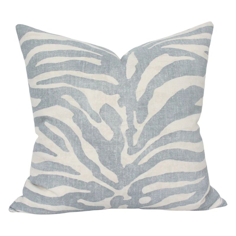 Zebra Linen Blue | Arianna Belle