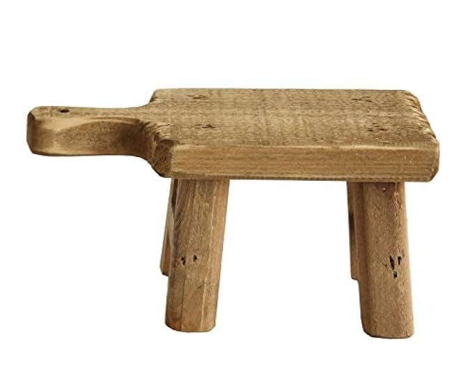 Creative Co-Op DA6897 Small Wood Pedestal with Handle | Amazon (US)