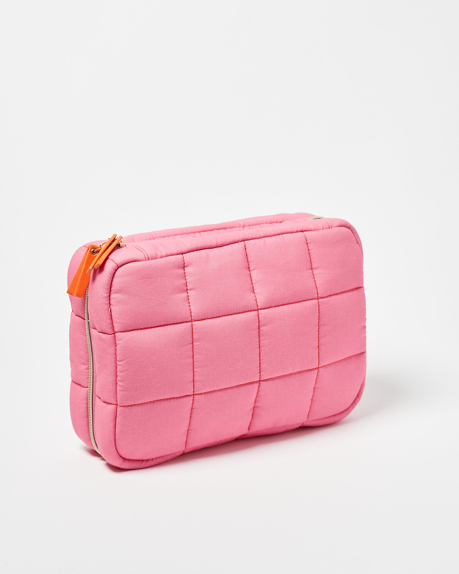 Carrie Pink Fold Out Make Up Bag Large | Oliver Bonas | Oliver Bonas (Global)