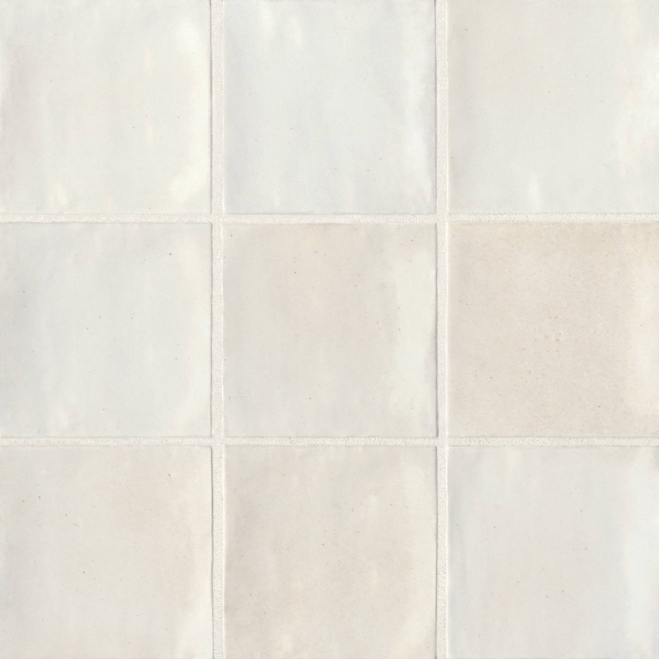 Celine 4" x 4" Glossy Porcelain Floor & Wall Tile in White | Bedrosians Tile and Stone