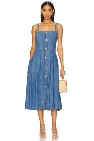 L'AGENCE Esmeralda Pinafore Dress in Stokes from Revolve.com | Revolve Clothing (Global)