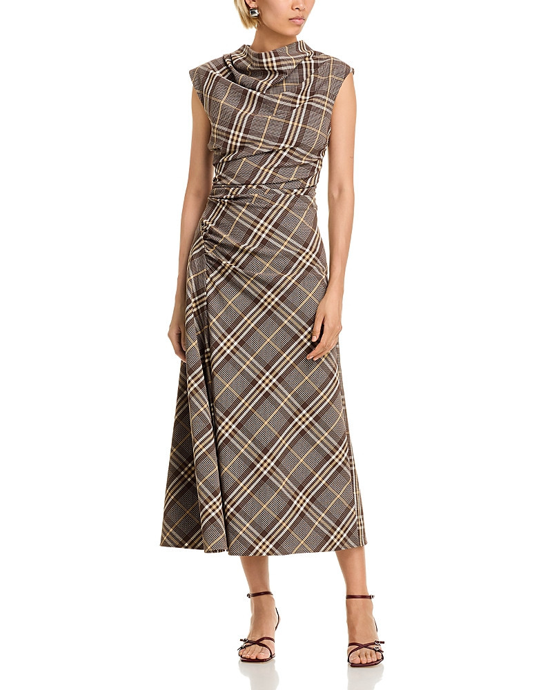 Simkhai Burke Cowl Neck Plaid Dress | Bloomingdale's (US)