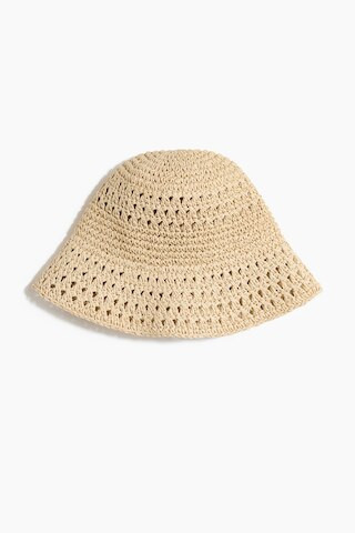 H & M - Handmade Straw Bucket Hat - Beige | H&M (US + CA)