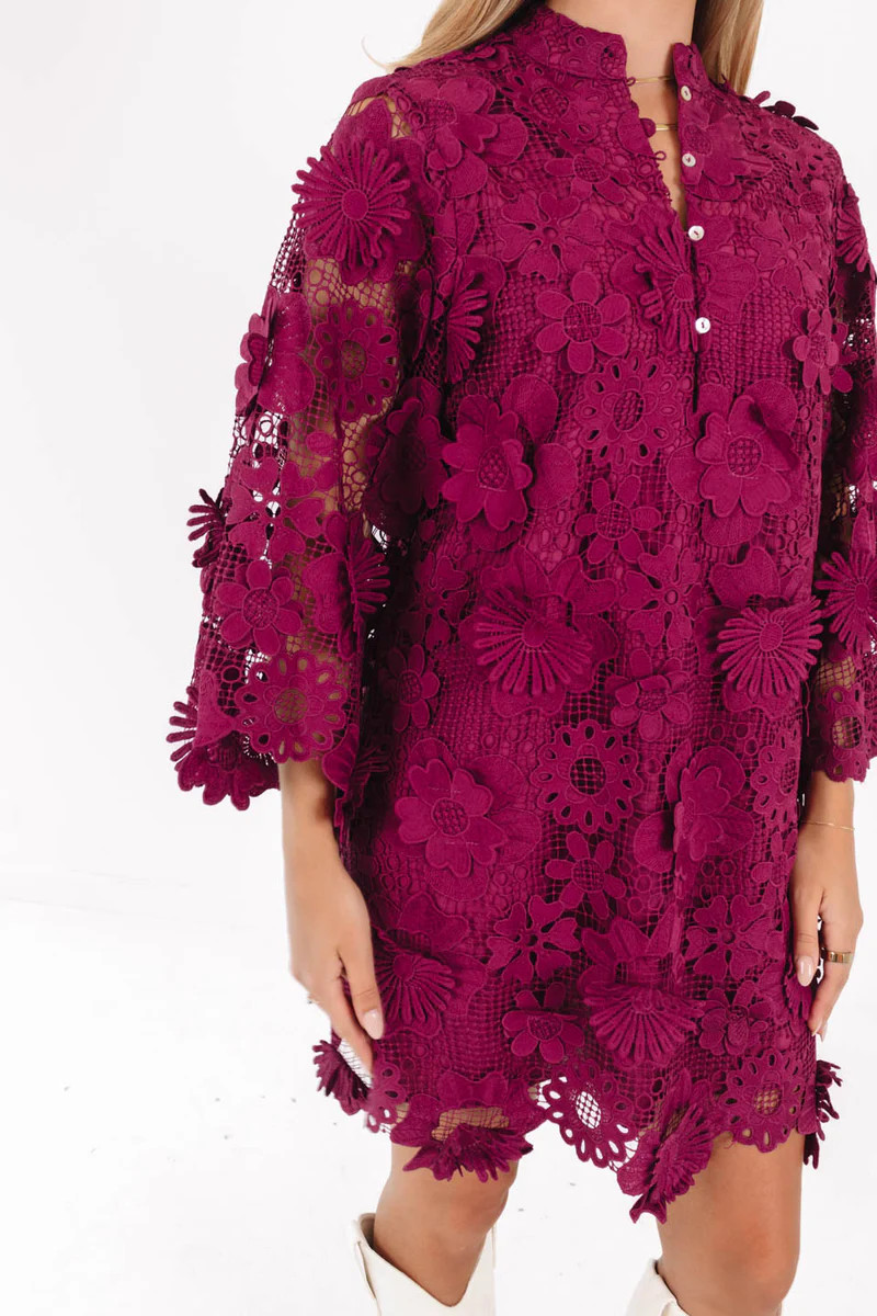 The Seraphina Dress - Plum | J.Marie