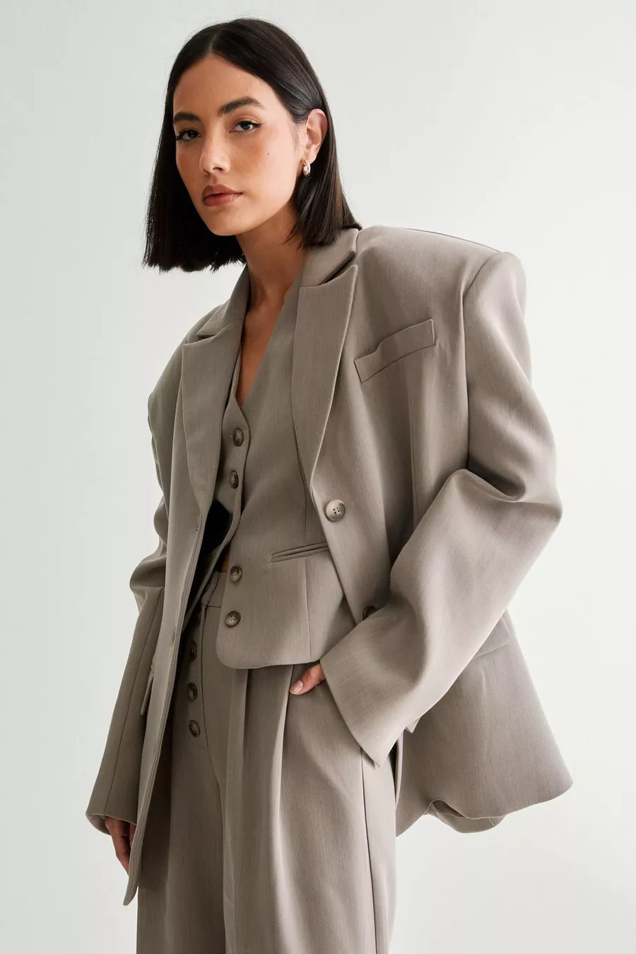 Premium Oversized Masculine Blazer | Nasty Gal US