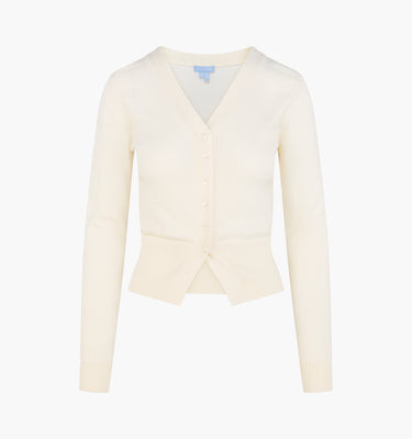 The Amal Cardigan - Antique White Antique White / XS | Hill House Home US