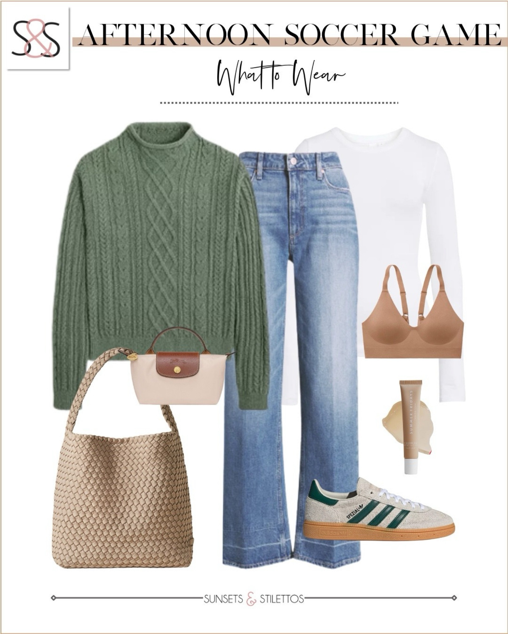 Loving this cable knit sweater with jeans! Such a classic spring look and great for work too!

Sunsets and Stilettos, workwear, adidas sneakers 

#LTKWorkwear #LTKFindsUnder100 #LTKOver40
