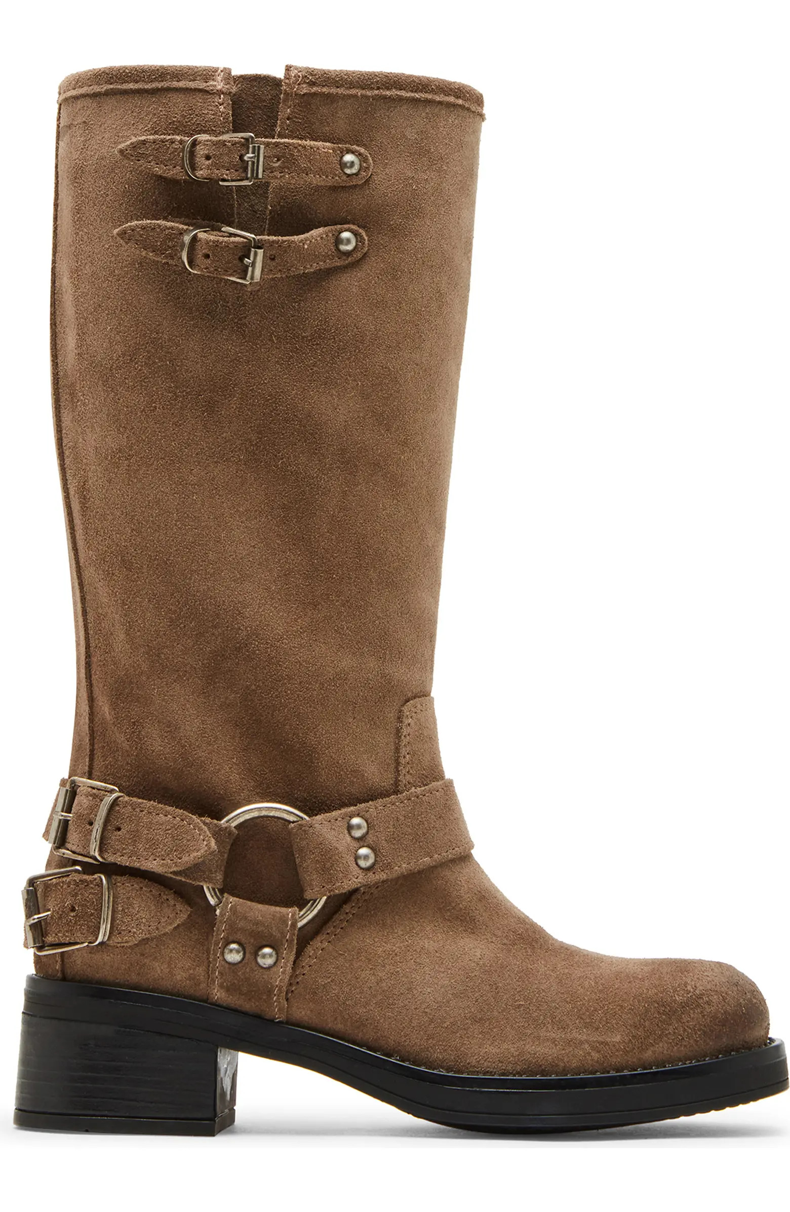 Astor Knee High Moto Boot (Women) | Nordstrom