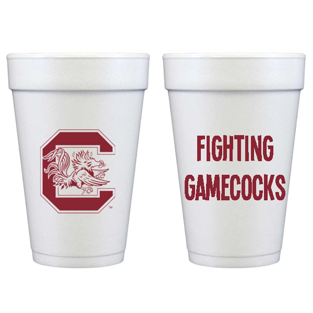 University South Carolina Fighting Gamecocks foam Cup 10 Pack - Etsy | Etsy (US)