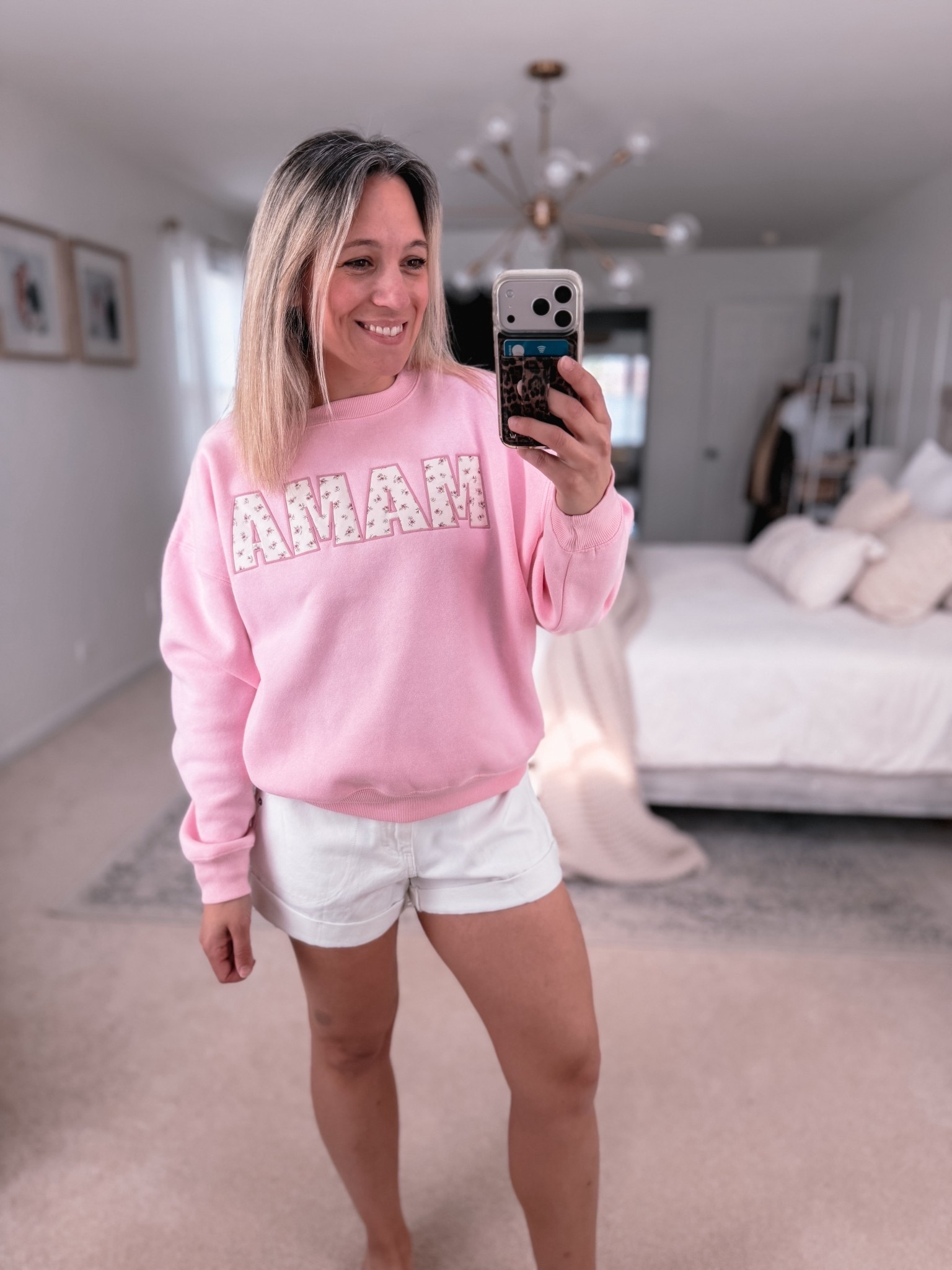 Mama sweatshirt. Oversized sweatshirt. Spring break outfit  

#LTKgrwm #LTKmomlife #LTKootd