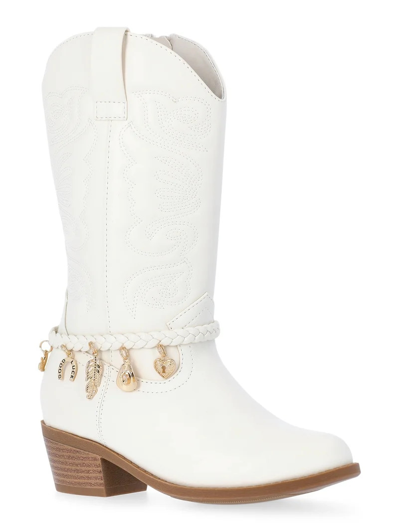 Madden NYC Little and Big Girls Cowgirl Boots with Charms | Walmart (US)