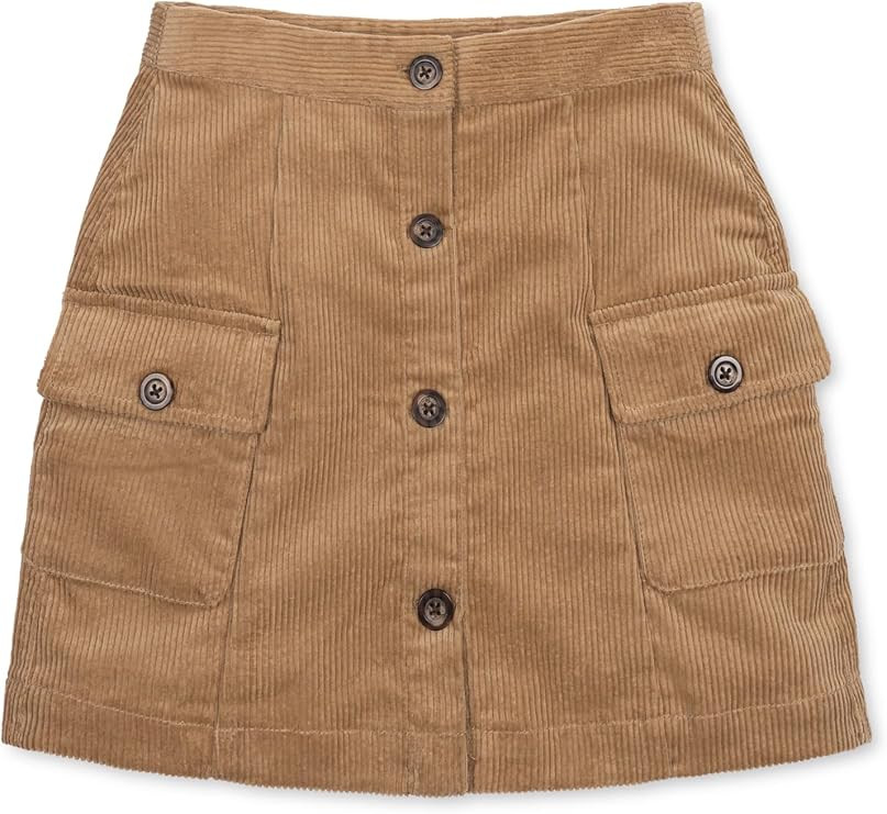 Hope & Henry Girls' A-Line Skirt with Snap Front | Amazon (US)