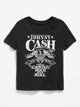 Johnny Cash&#x2122; &#x22;Man in Black&#x22; Unisex T-Shirt for Toddler | Old Navy (US)