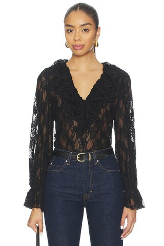 MORE TO COME Dulcie Top in Black from Revolve.com | Revolve Clothing (Global)