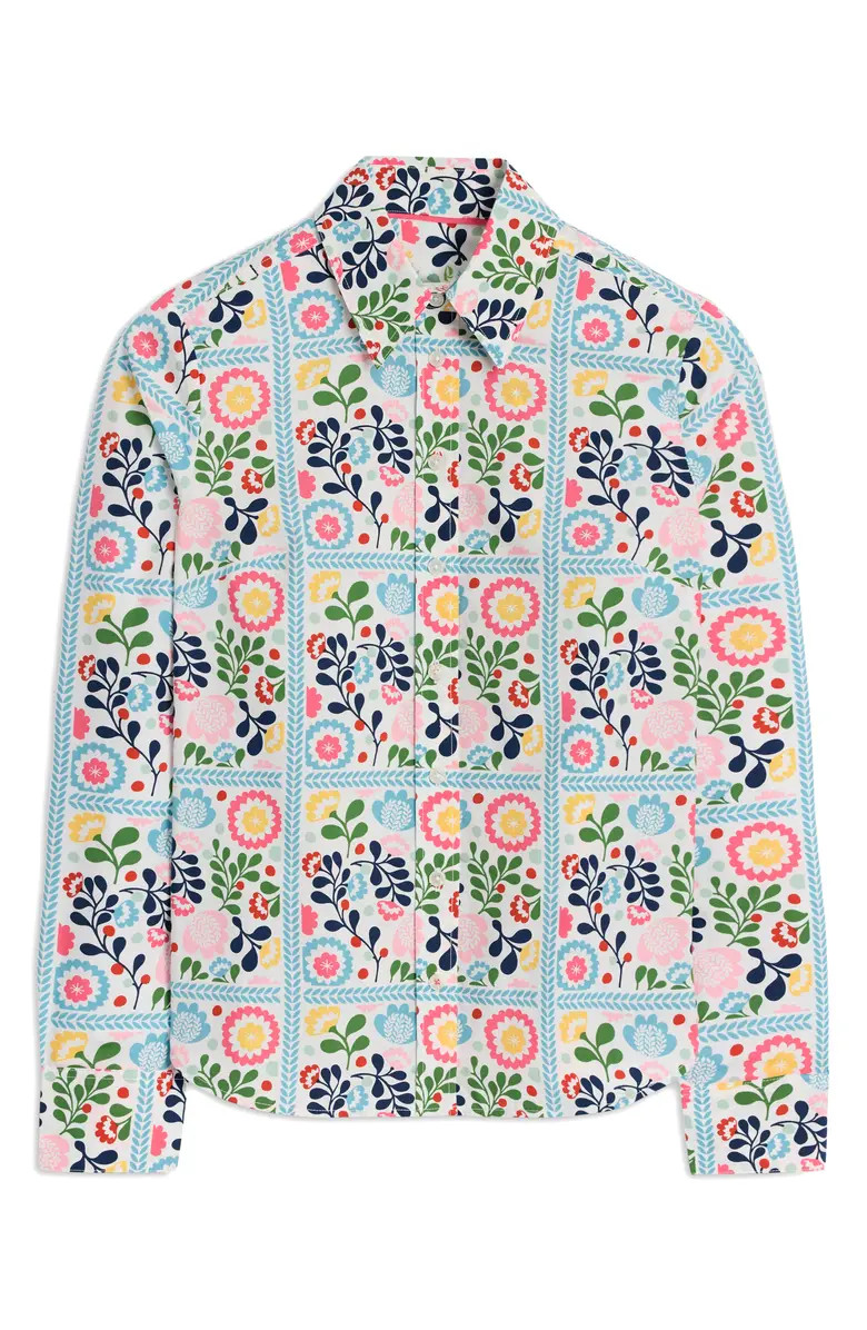 Boden Sienna Floral Cotton Button-Up Shirt | Nordstrom | Nordstrom