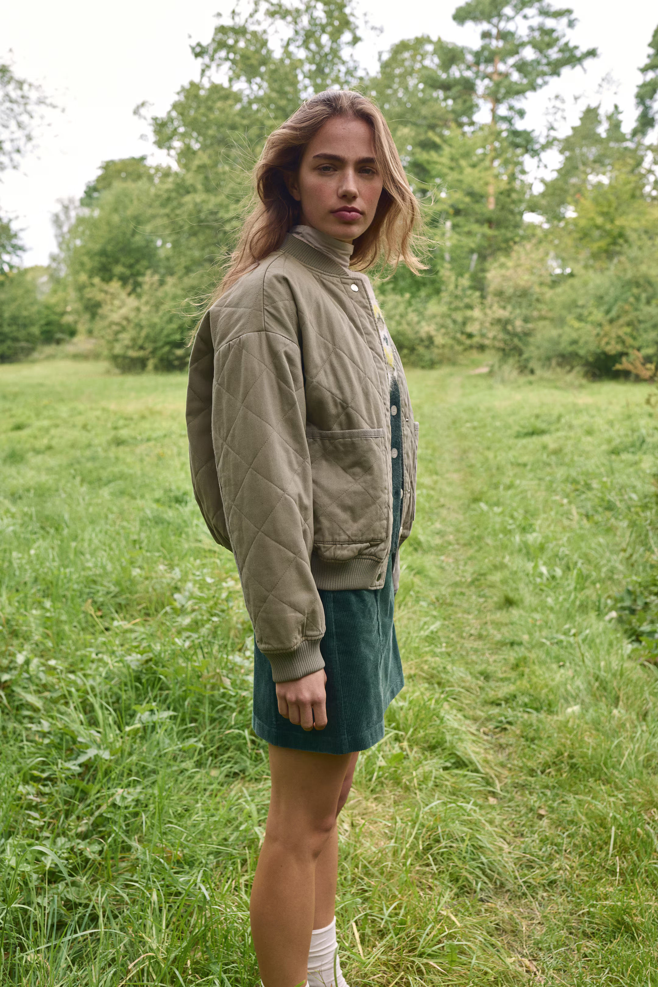 Quilted Bomber Jacket | H&M (US + CA)