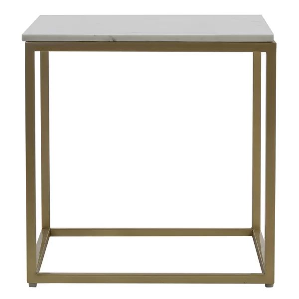 Mcelveen Marble Top Frame End Table | Wayfair North America