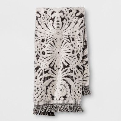 Allover Pattern Towel Black/White - Opalhouse™ | Target