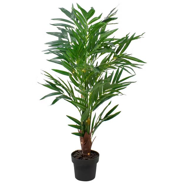 Northlight 42" LED Lighted Potted Artificial Ravenea Palm Plant | Target