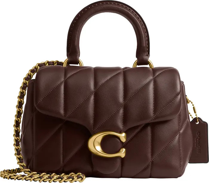 COACH Tabby Quilted Leather Convertible Top Handle Bag | Nordstrom | Nordstrom