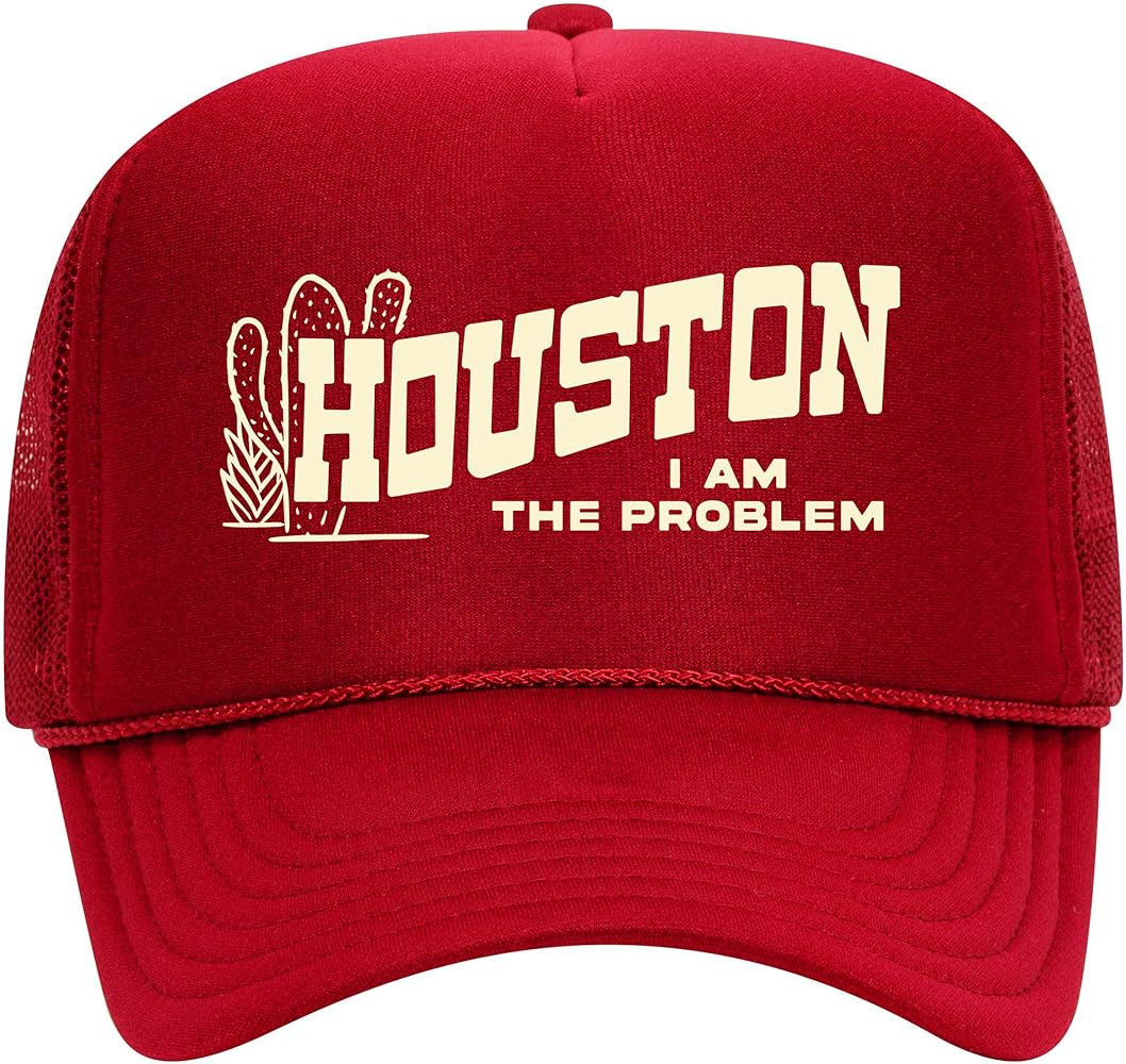 Houston I Am The Problem Trucker Hat Vintage Cowboy Hats for Women | Amazon (US)