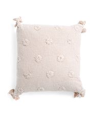 20x20 Hand Knotted Washed Embroidered Pillow | Marshalls