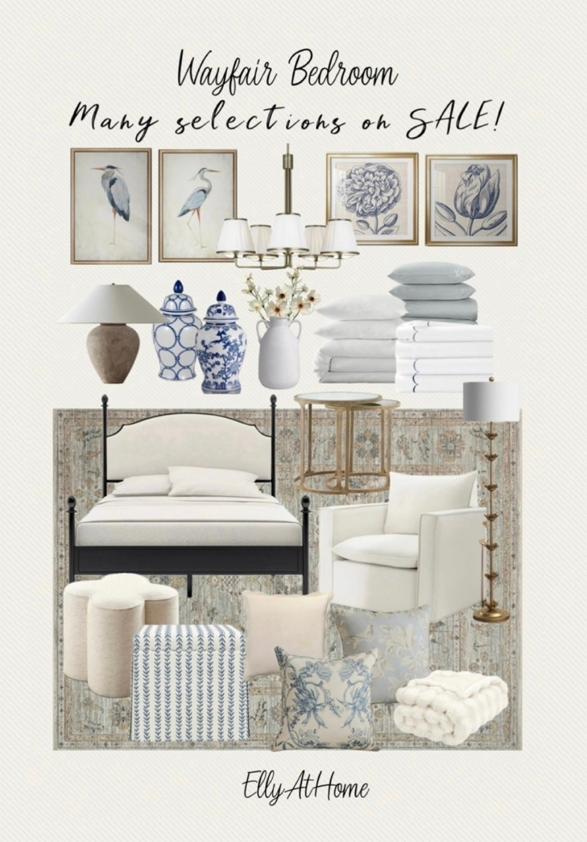 Wayfair Bedroom refresh for spring! Many selections on sale! Shop beds, bedding, area rugs, accent chairs, home decor, lighting, wall art+ more! Free shipping. Wayfair classic home style.

#LTKHome #LTKOver40