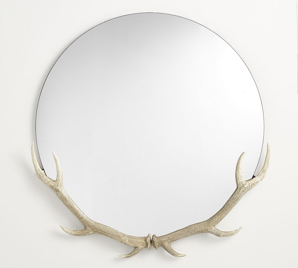 Antler Round Mirror | Pottery Barn (US)