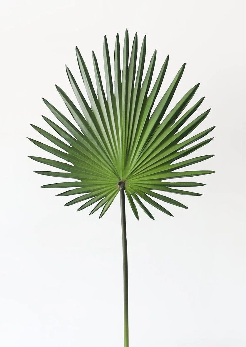 Artificial Fan Palm Leaf - 30" | Afloral