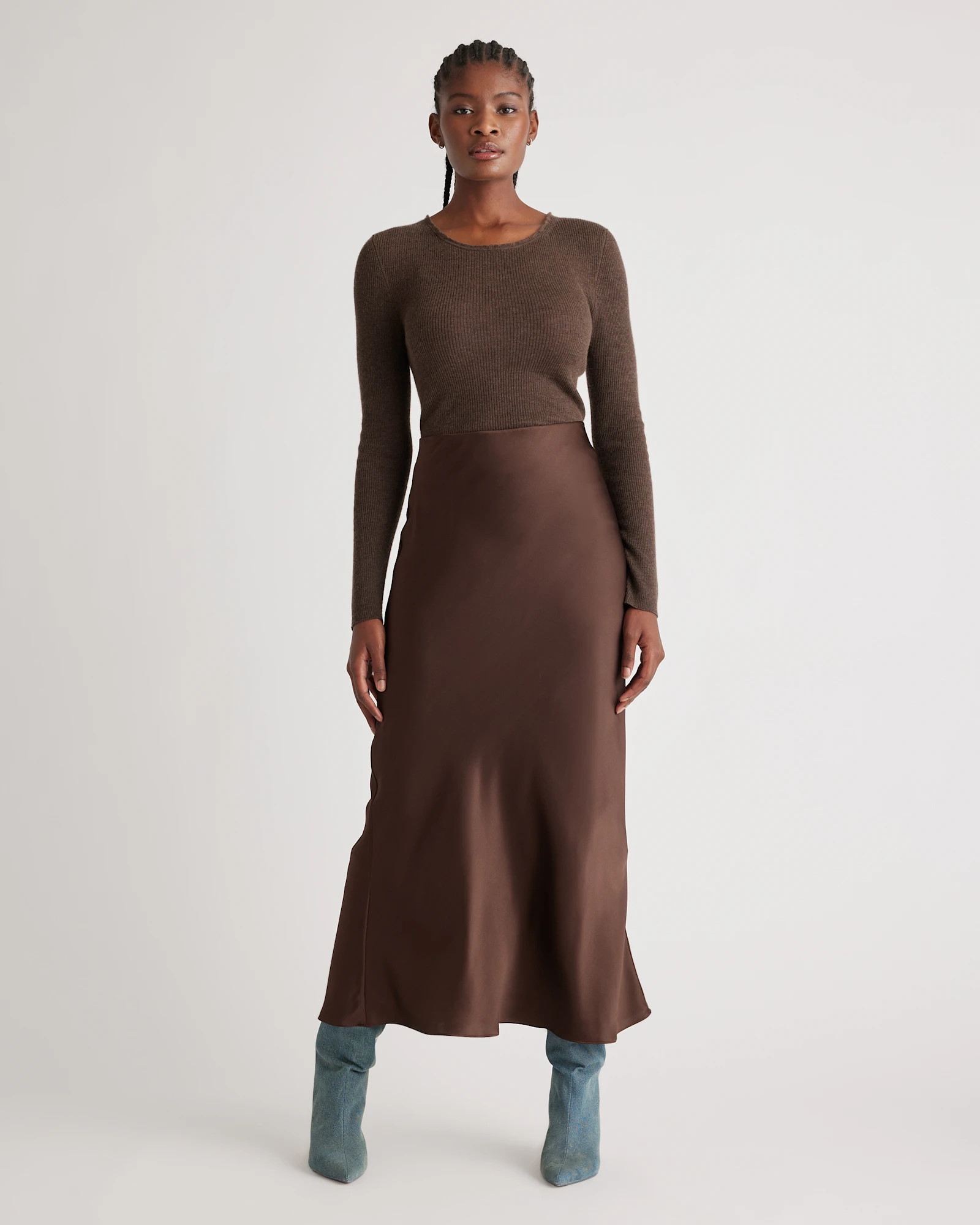 100% Washable Silk Maxi Skirt | Quince