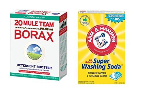 Mule Team Liquid Borax and Arm & Hammer Super Washing Soda, Variety Pack, Unscented | Amazon (US)