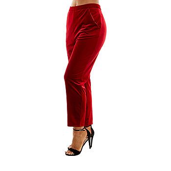 new!Premier Amour Womens Slim Velvet Pull-On Pants | JCPenney