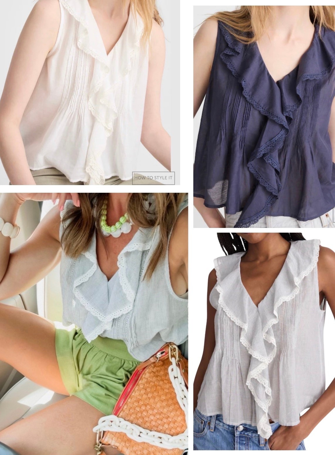 Favorite ruffle front blouse. 3 colors. Outfit of the day. 
XS blouse. Navy stripe. 
XS shorts 
Necklace / 20% off - twopeasinablog20

#LTKootd #LTKmomlife #LTKOver40

#LTKootd #LTKmomlife #LTKOver40