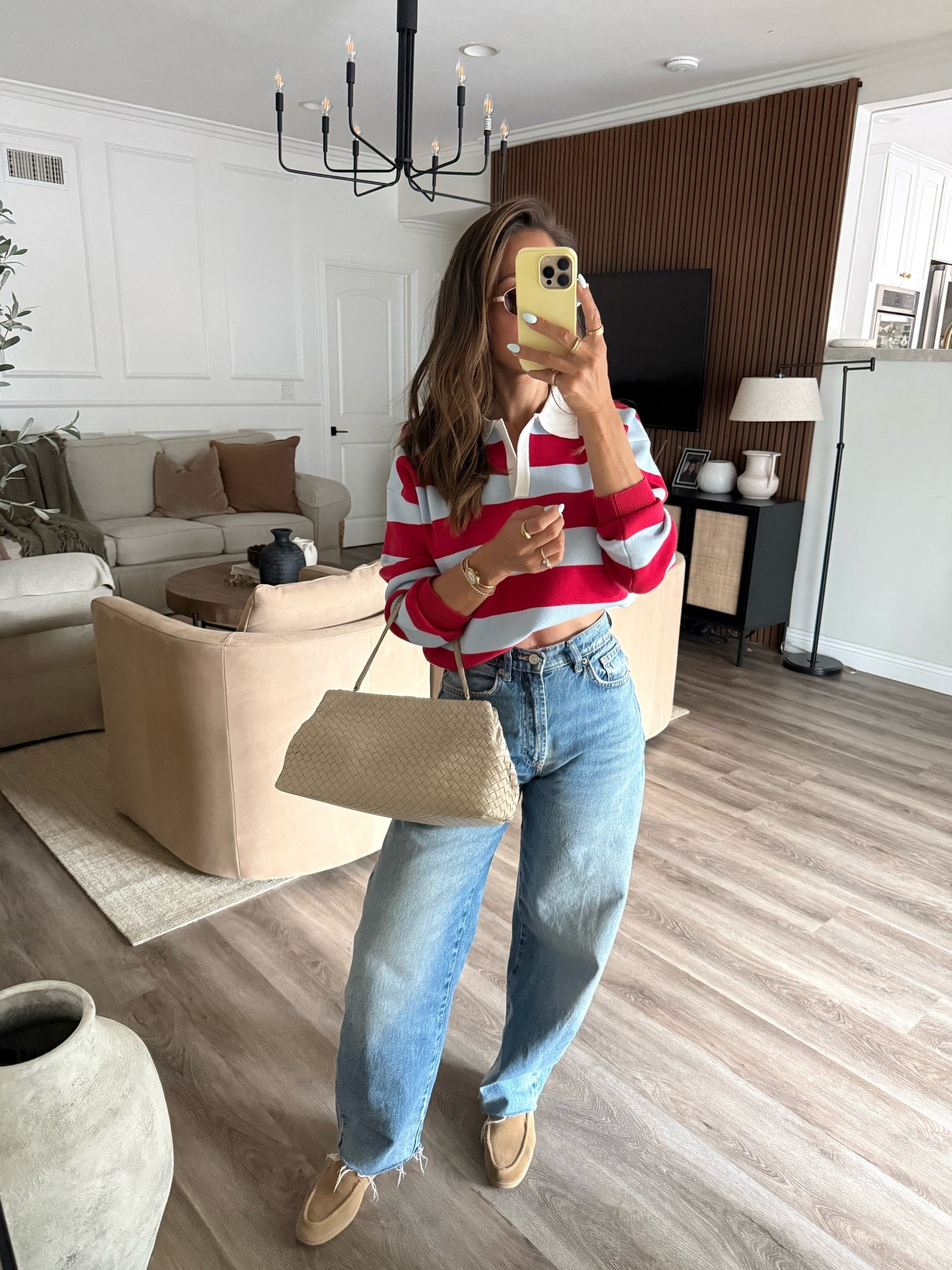 Casual Saturday for the win! 
I have a slight obsession with these polo shirts and I’m not mad about it 🤭
Polo/ small 
Jeans/26
Imm5’4”/130

#LTKootd #LTKgrwm